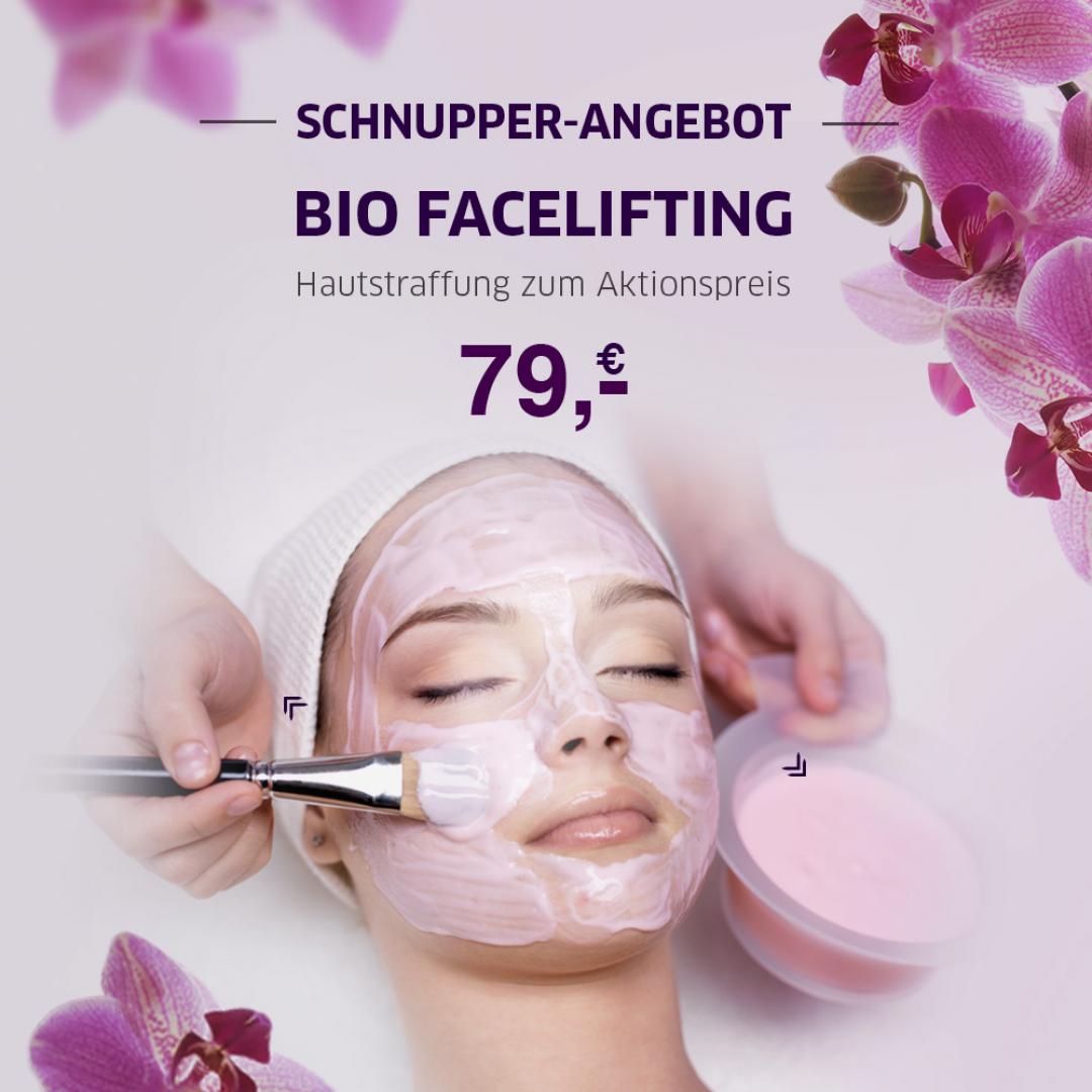 Schnupper Angebot BIO Facelifting zum Aktionspreis