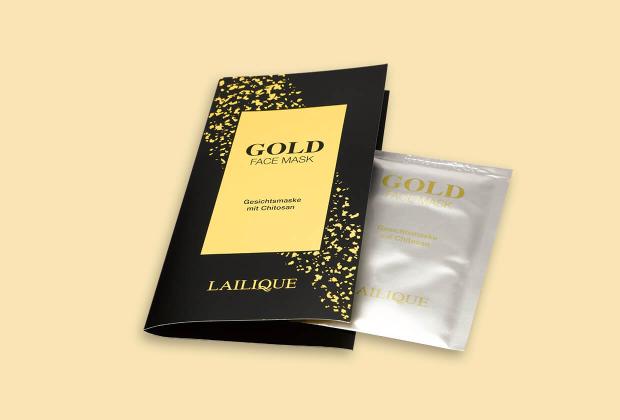 Gold Face Mask